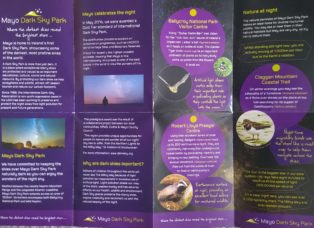 Mayo Dark Sky Park leaflet
