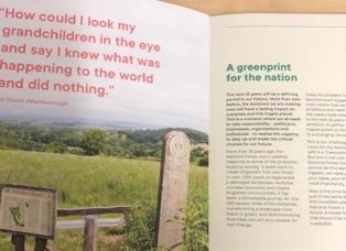 National Forest greenprint inside page_Attenborough quote