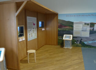 Tralee Bay inside bird hide