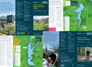 Severn Trent walking leaflets composite