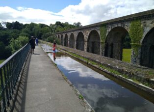 Chirk Aqueduct & railway bridge